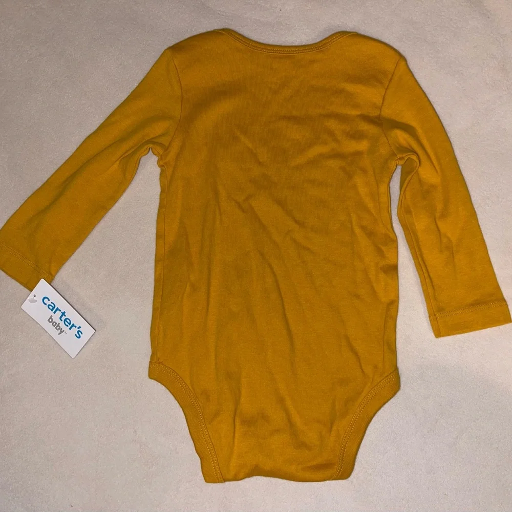 Carter's Mustard Long Sleeve‎ Bodysuit